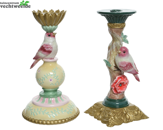 Decoris Kandelaar Poly L14.4b14.4h25cm A2