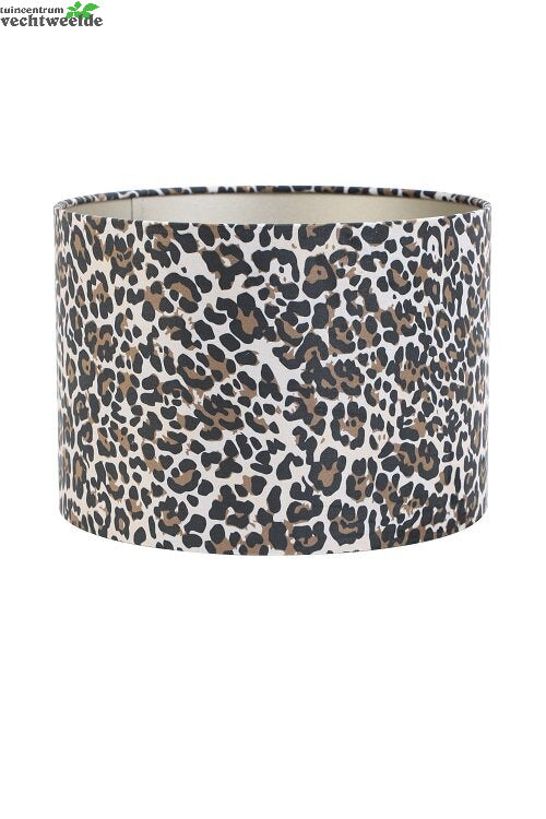  Kap Leopard D40h30cm Bruin