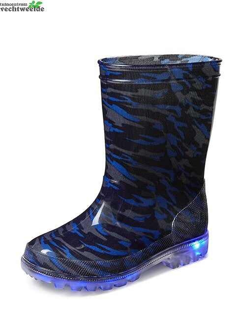  Kinderlaars Lars Blauw Led Maat 25