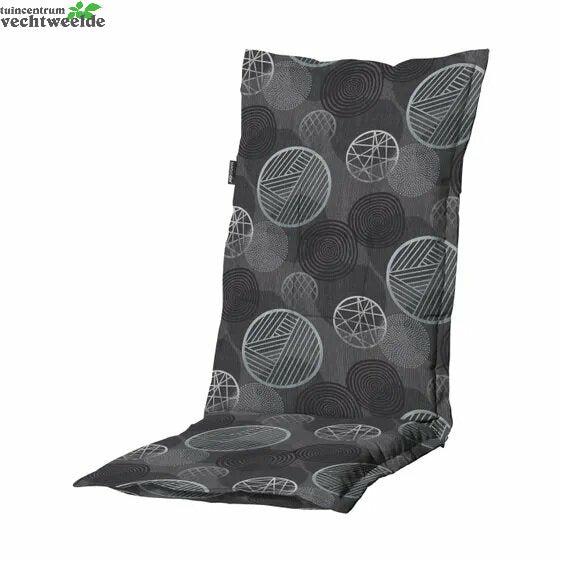 Madison Kussen Hoog L123b50cm Circle Grijs