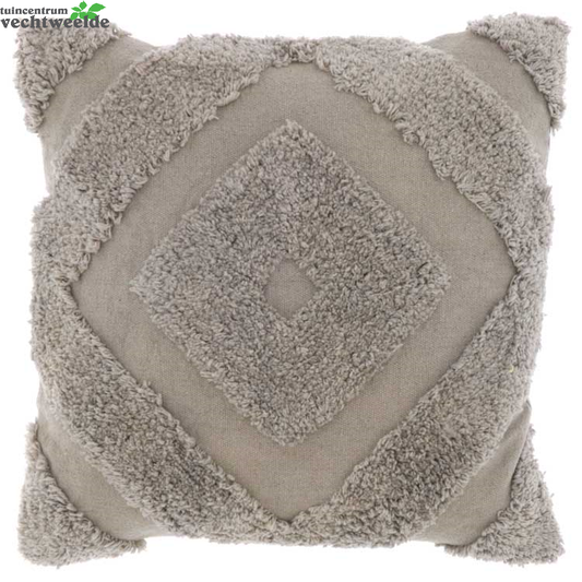 Unique Living Kussen Lark L45b45cm Chateau Grey