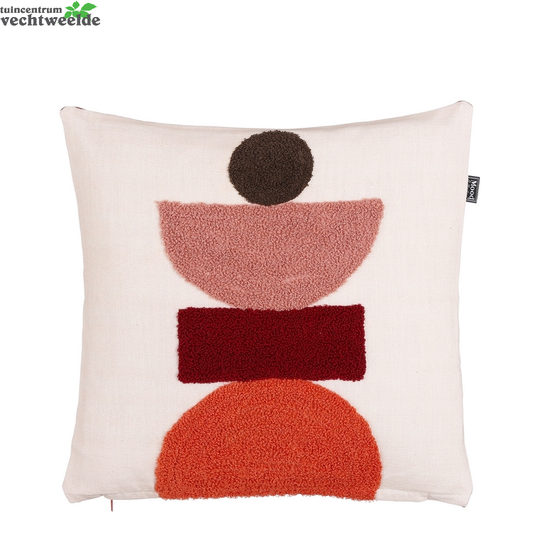 Mood Kussen Momi L45b45h10cm Rood