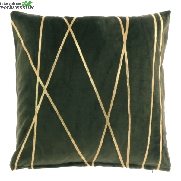 Unique Living Kussen Senza L45b45cm Diepgroen