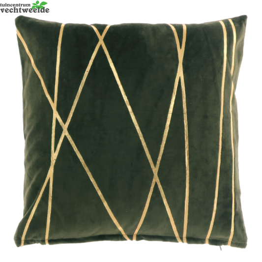 Unique Living Kussen Senza L45b45cm Diepgroen