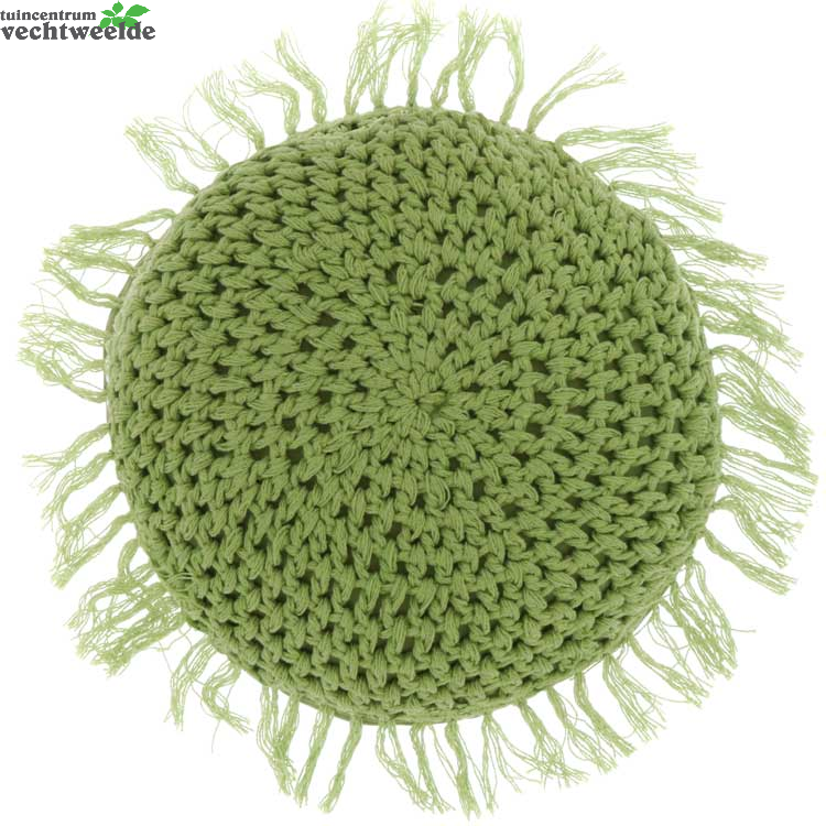 Unique Living Kussen Tufo D45cm Nile Green