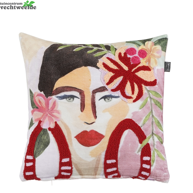 Mood Kussen Viktoria L45b45h10cm Roze