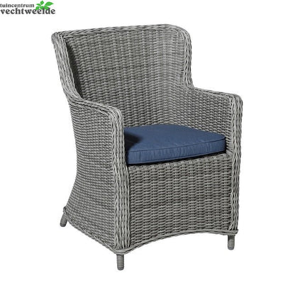 Madison Kussen Wicker L46b48cm Pan Blauw