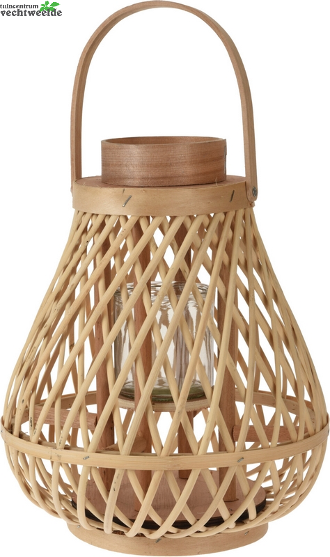  LANTAARN ROTAN D25XH30CM NATUR