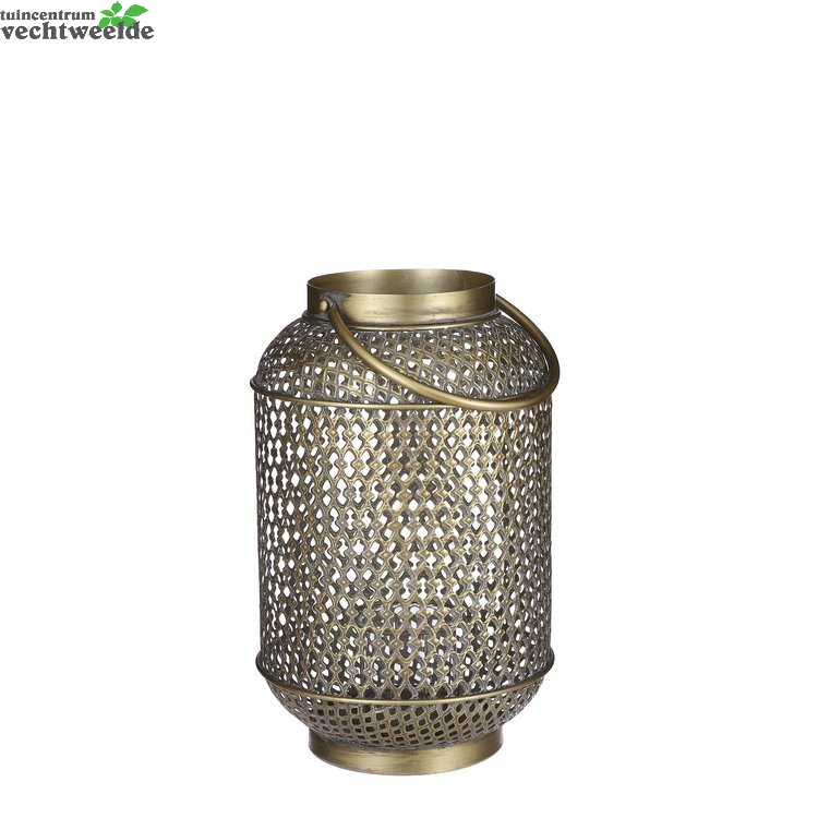  Lantaarn Velia D21.5h34.5cm Goud