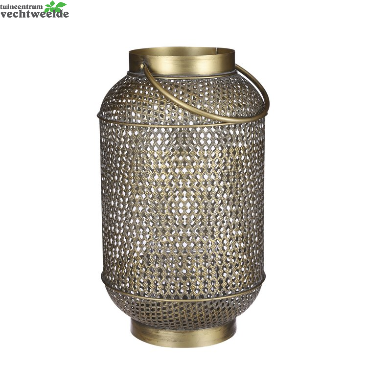  Lantaarn Velia D27h45.5cm Goud