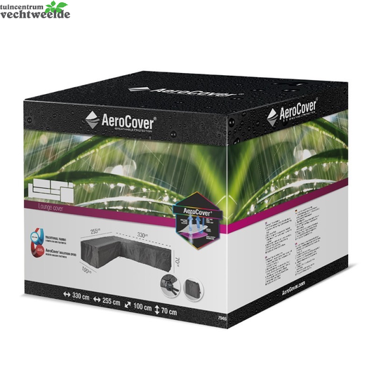 Aerocover Lounge Cover L 330x255x100xH70 Left