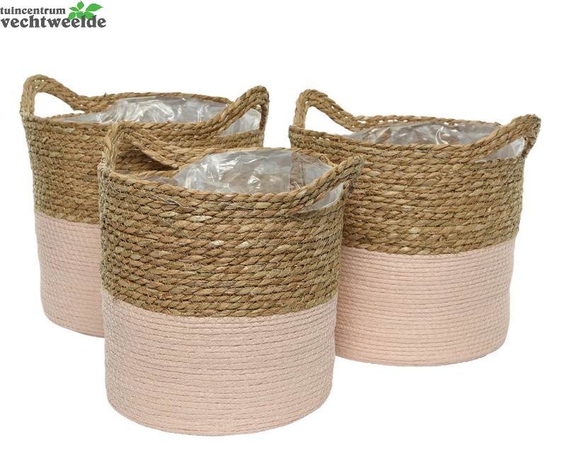  Mand Waterhyacint Rond L33b43h31 Rz