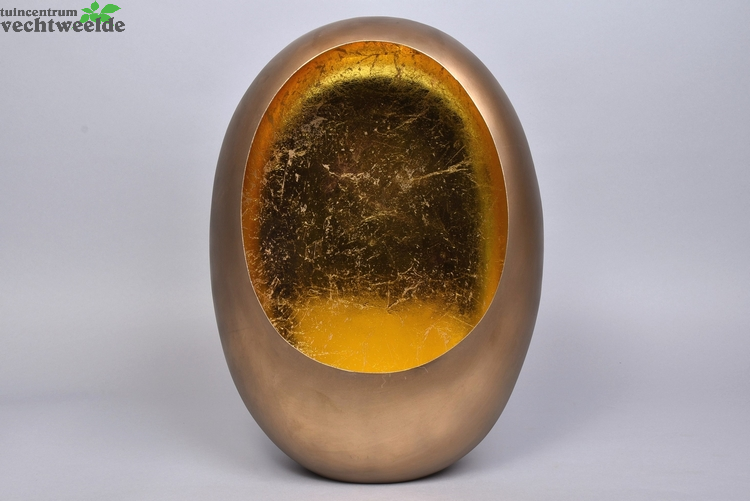  MARRAKECH EGG T-LIGHT GOLD 31X14X40CM