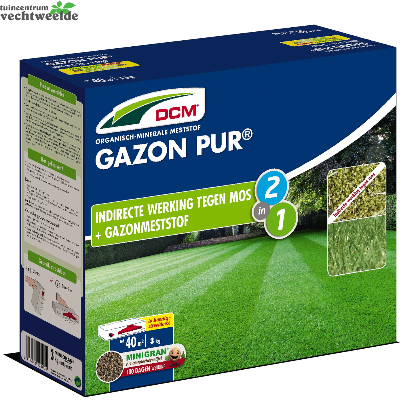 DCM Meststof Gazon Pur 3Kg
