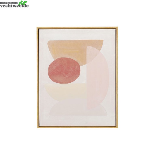  Muurdeco Ariane L40b50h3.5cm Licht Roze