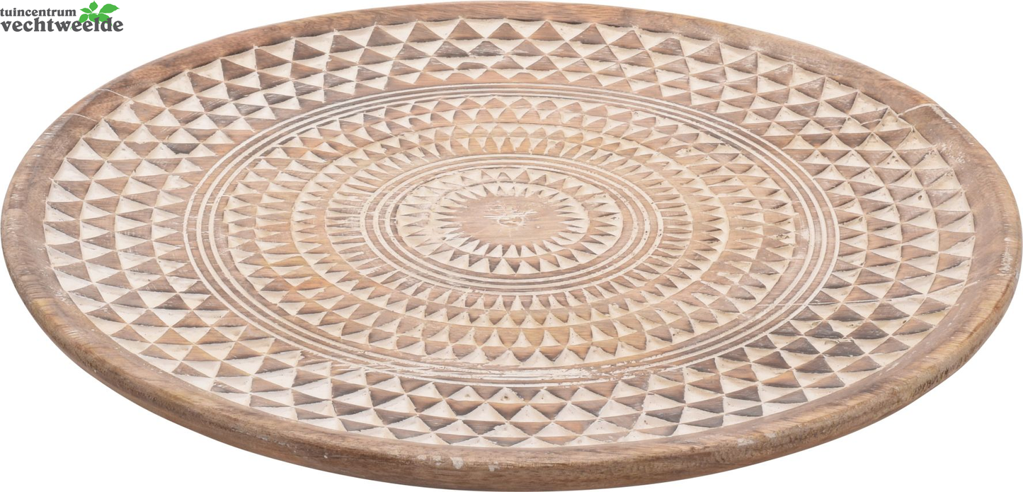 ONDERBORD 35CM HOUT WHITE WASH