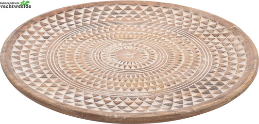  ONDERBORD 35CM HOUT WHITE WASH