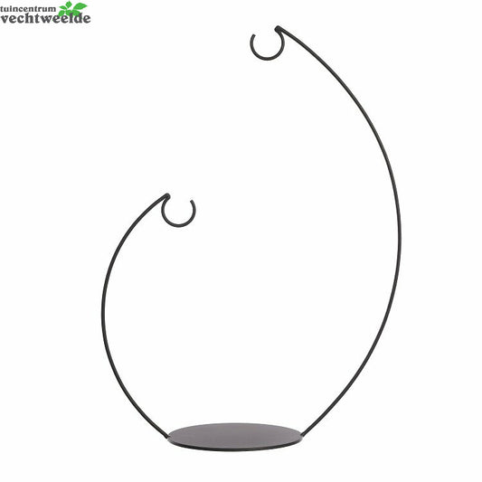  Ornament Standrd L35b16h48cm Zwart