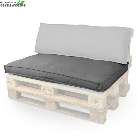 Unique Living Palletkussen Luana L80b120 D.grijs