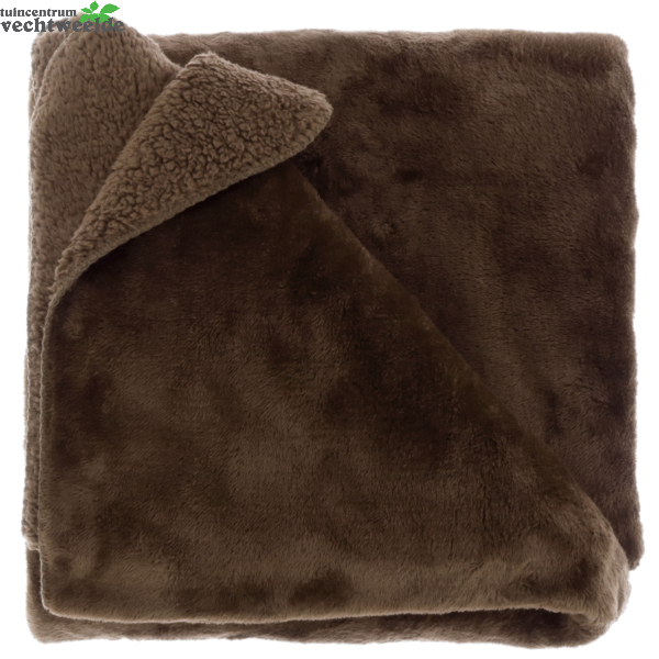 Unique Living Plaid Torvah L200b150cm Bisonbruin