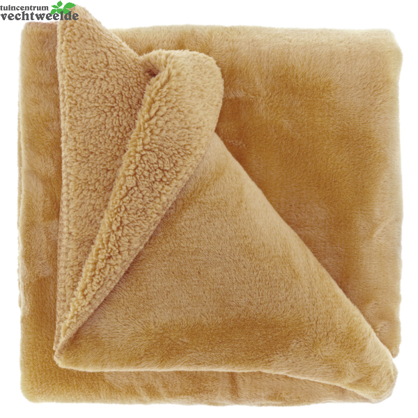 Unique Living Plaid Torvah L200b150cm Toffee