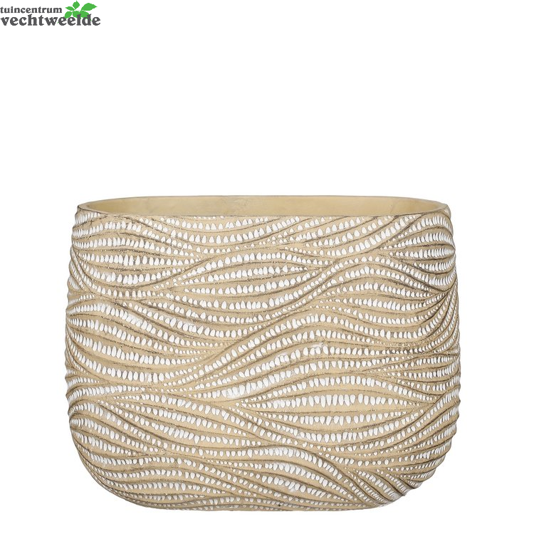  Planter Hendrick L28b16h21cm Creme