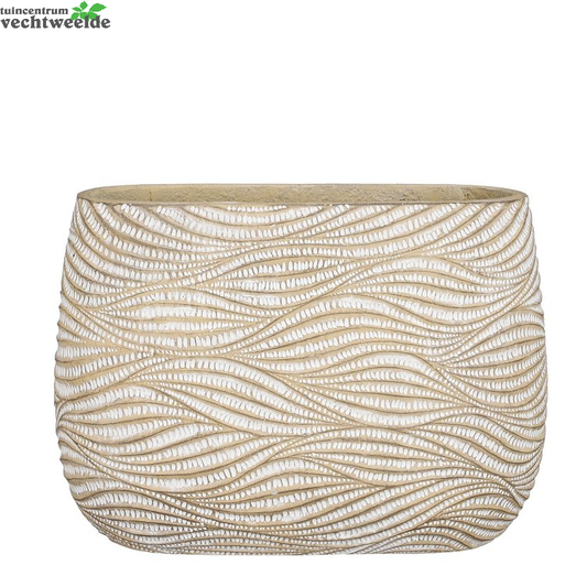  Planter Hendrick L42b20h30cm Creme