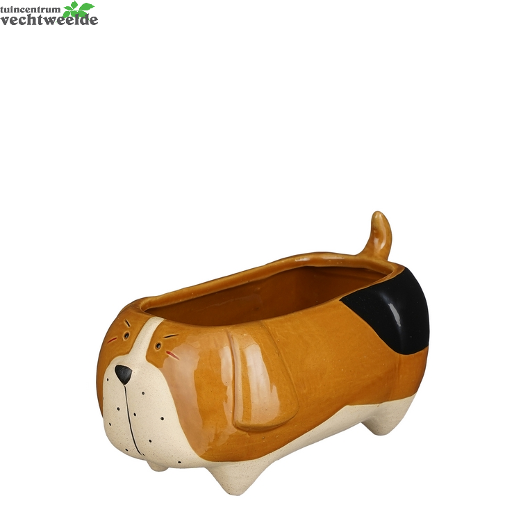  Planter L22b13h12cm Bruin