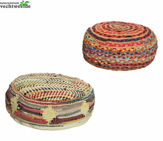 Decoris Poef Katoen D15l45b45h15cm A2
