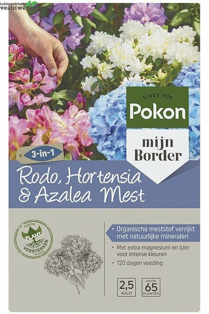  Pokon Hortensia, Rhododendron & Azalea, Mest 2,5 Kg