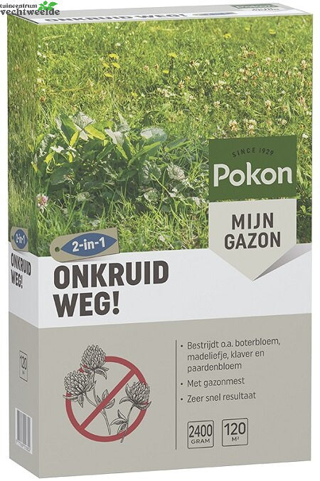  Pokon Onkruid Weg! 120 M2 2400 Gram