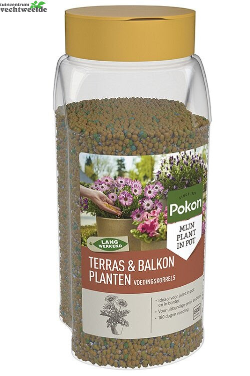  Pokon Terras & Balkon Planten Langwerkende Voedingskorrels 800 Gram