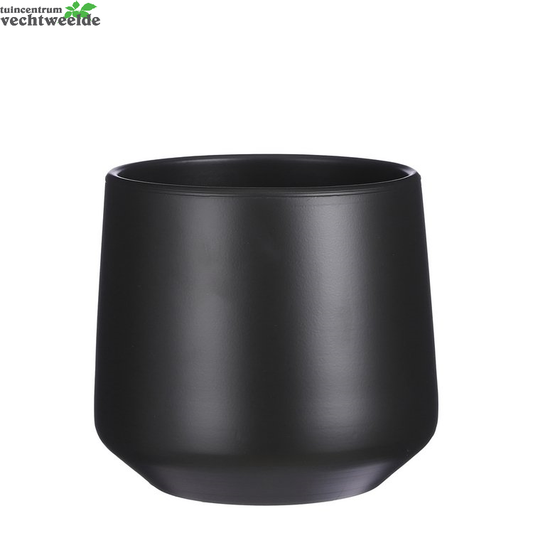  Pot Amber D28h26cm D.grijs Mat
