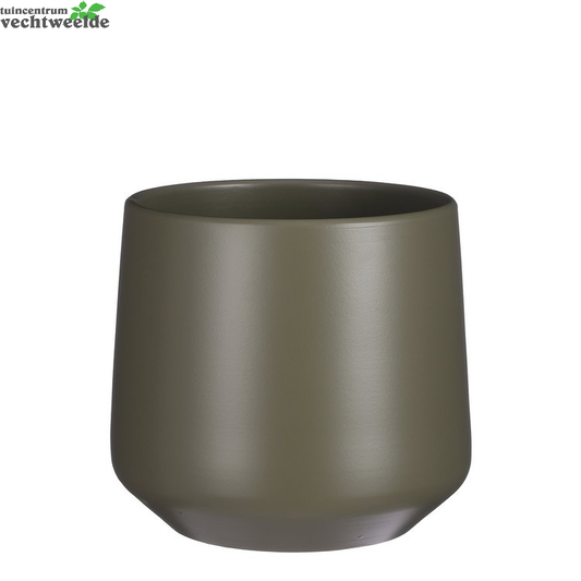  Pot Amber D28h26cm Groen Mat