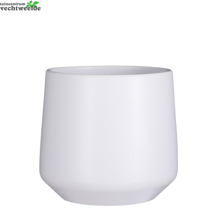  Pot Amber D28h26cm Wit Mat