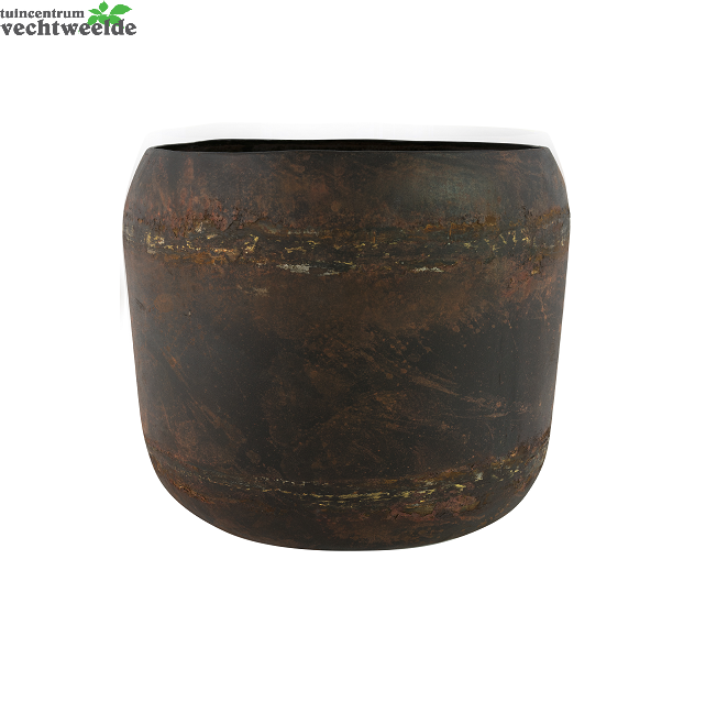  Pot Arwin D26h22cm Rustic Zwart