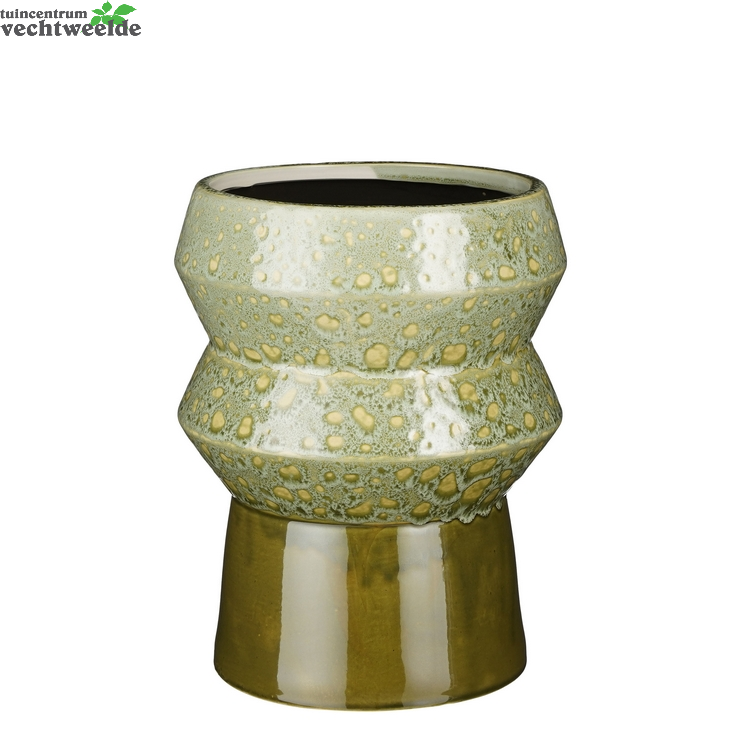  Pot Astana D22h28.5cm L.groen