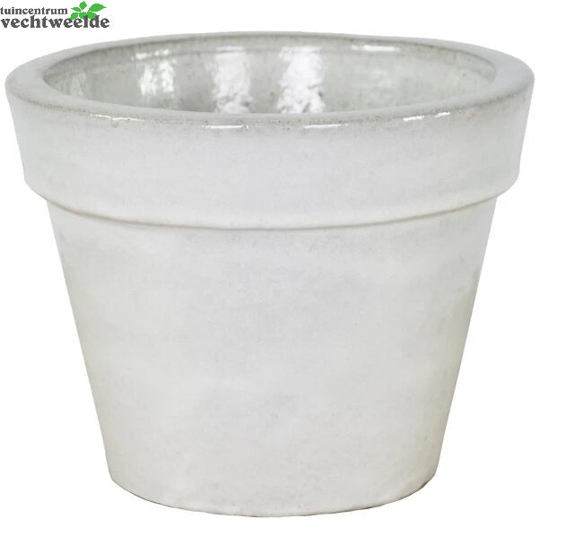  Pot Basis Glazed D38h30 Wit