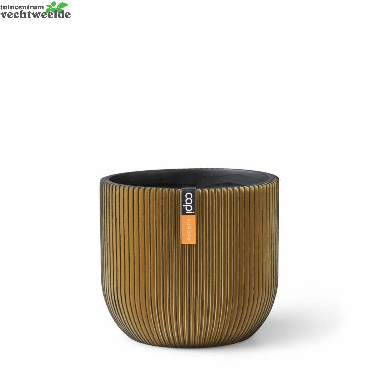  Pot Bol Groove 24h21cm Zwart/goud