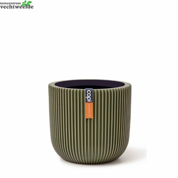  Pot Bol Groove D17h15cm Groen