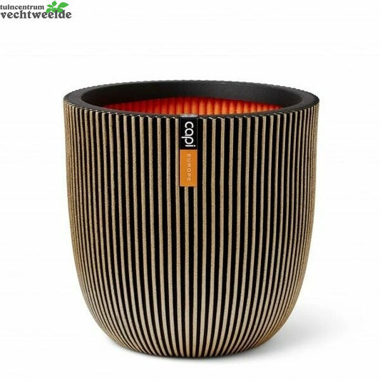  Pot Bol Groove Nl D43h41 Zwrt/goud