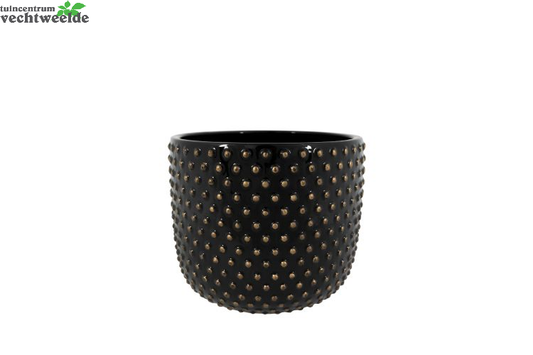  Pot Bolino D24h21cm Shiny Zwart
