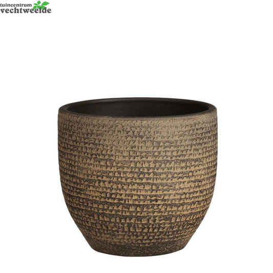  Pot Carrie D20h18cm Bruin - Mica