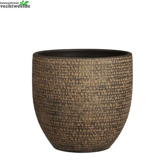  Pot Carrie D24h22cm Bruin - Mica