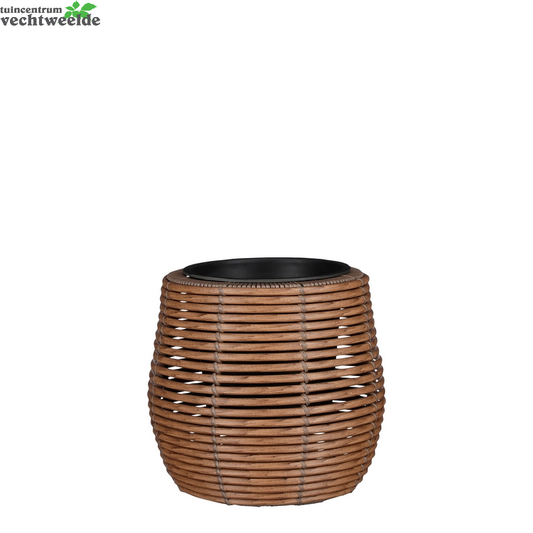  Pot Cesena D28h26cm Lichtbruin