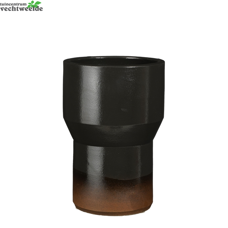  Pot Coimbra D17h25cm Zwart