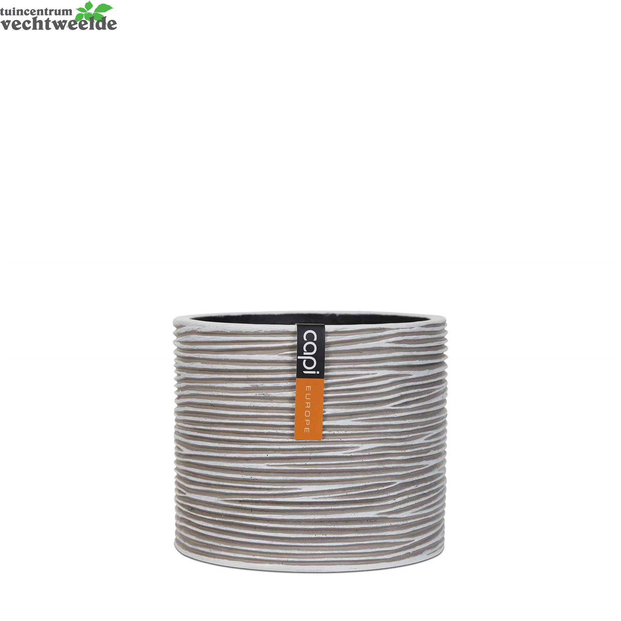  Pot Cylinder Iii Rib D17h17 Ivoor - Capi