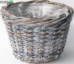 Pot D35h25cm White Wash
