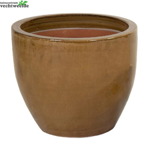  Pot Egg Glazuur D38h32cm Geel