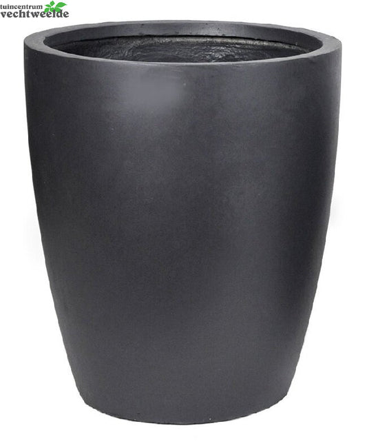 Pot Egg Hoog Cf D42h52cm Zwart